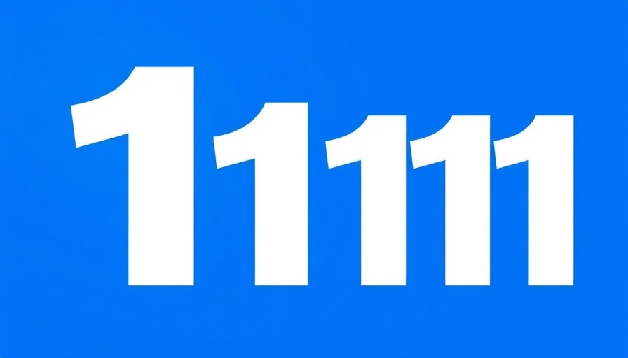 Modern abstract illustration with large '11' on a blue background, symbolizing Windows MIDI Services.