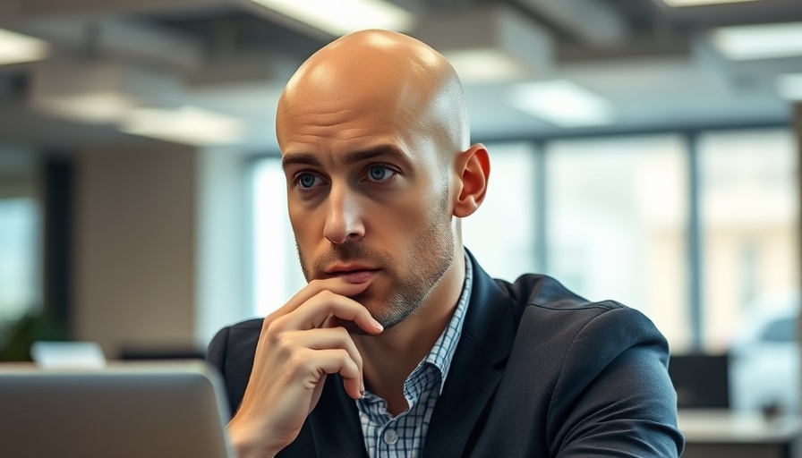 Bald man discussing technology at Safe Superintelligence Inc.