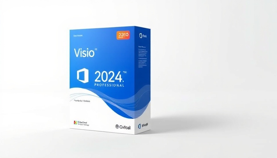 Visio 2024 Professional software packaging for data visualization.