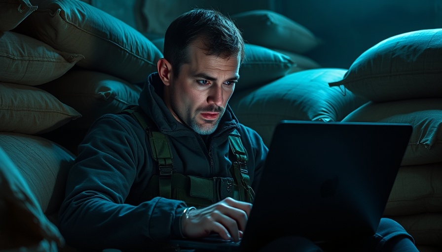 German startup in an intense military-style environment with laptops.