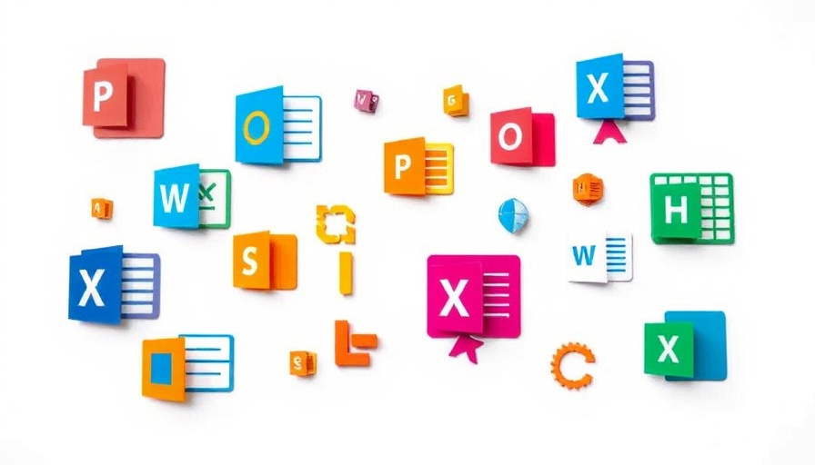 Affordable Office Apps: Microsoft Office icons display.