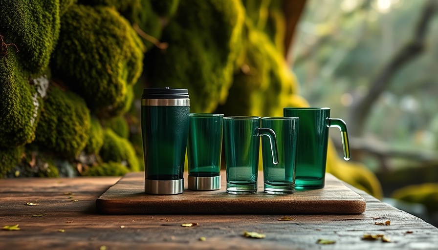 Stanley St. Patrick's Day Collection in green, set on rustic wood.