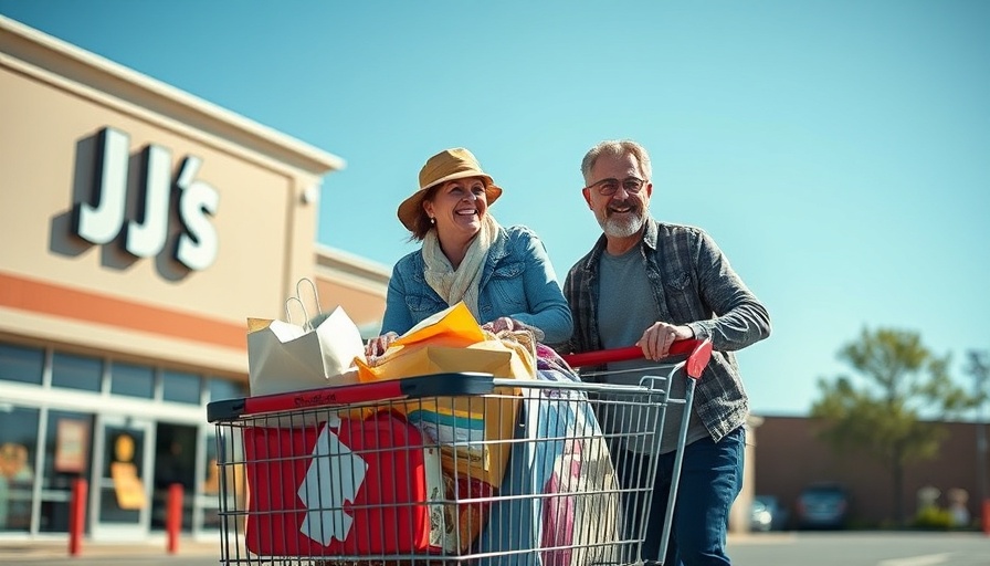 Family shopping at BJ's for membership discount deals.