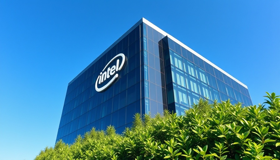 Intel building facade representing Broadcom TSMC Intel deals.