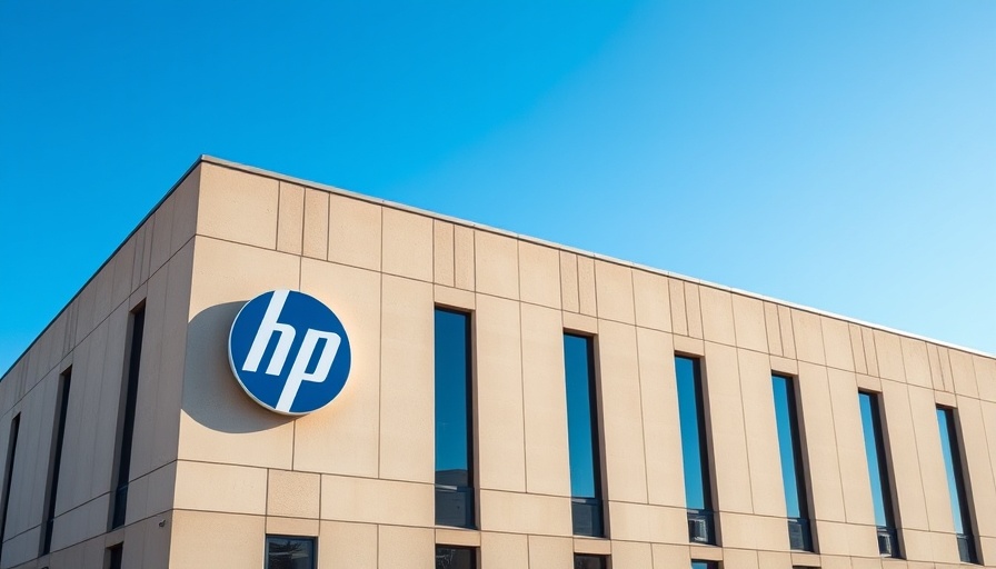 Modern building with HP logo representing Israel AI supercomputer security risks.