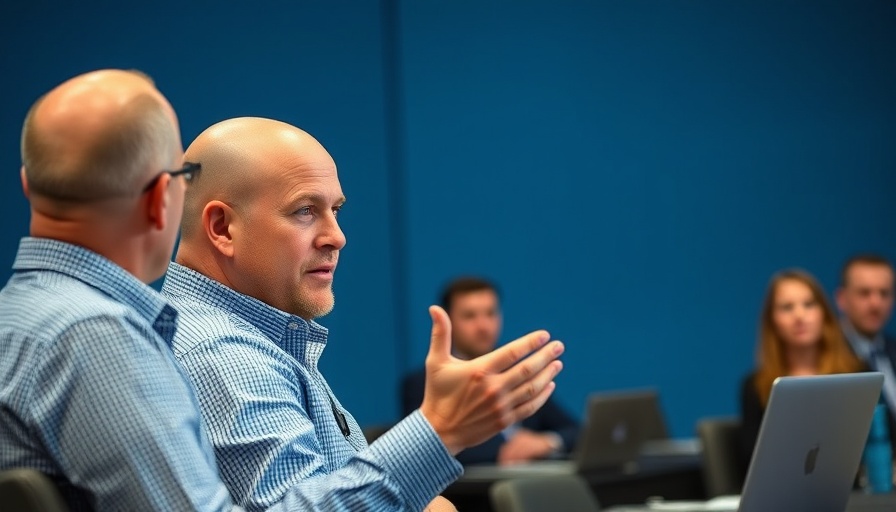 Bald man discussing Safe Superintelligence funding at a tech panel, indoor setting.