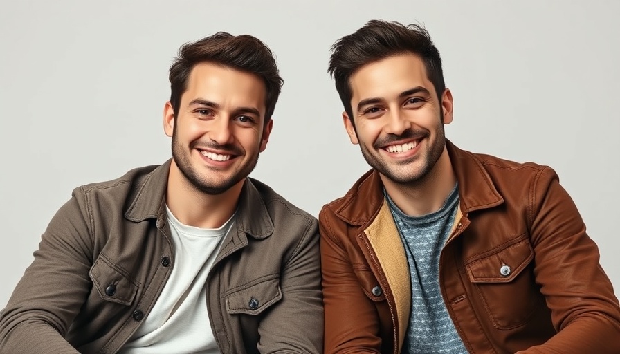 Confident men in casual jackets smiling in studio, discussing CARS method.