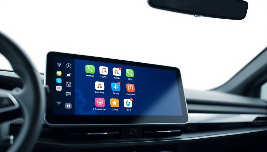 Touchscreen car display upgrade with app-rich interface.