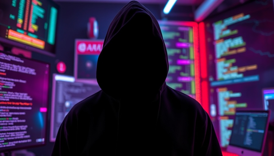 Mysterious hacker in neon setting linked to $1.5 billion cryptocurrency theft.