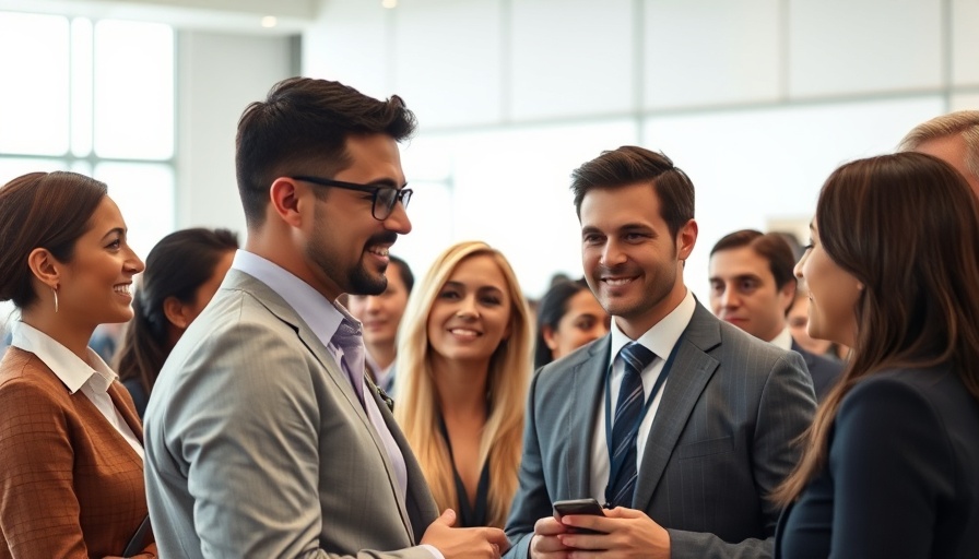 Professionals at a corporate event related to Washington Post opinion pages.