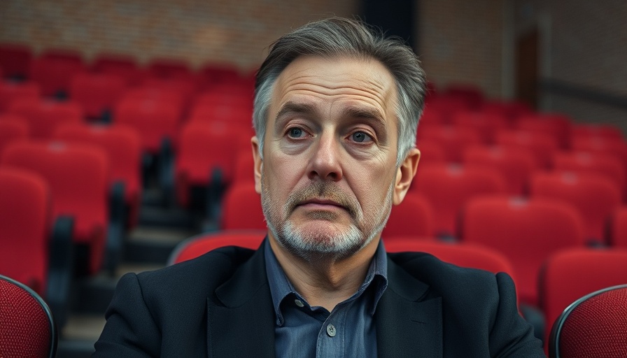 Thoughtful man sitting in empty room, Justin Brierley Re-Enchanting Faith.