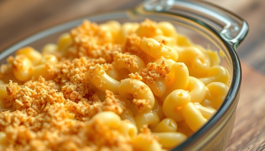 Understanding Comfort Food: Creamy baked mac and cheese.