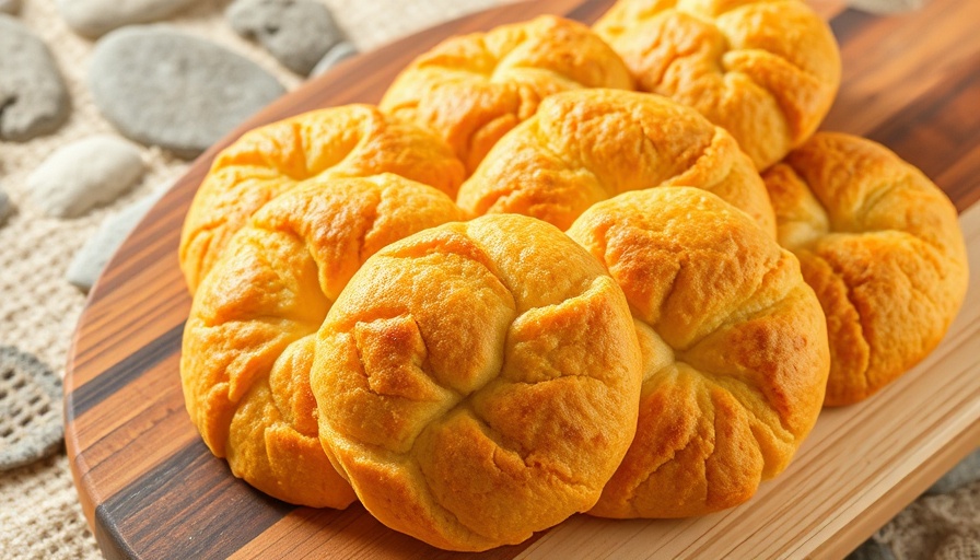 Best Fast-Food Biscuits displayed on wooden board.