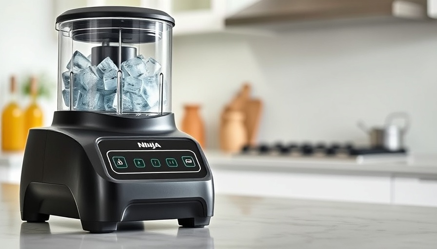 Sleek Ninja Detect Duo Power Blender on counter