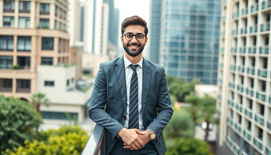 Professional in urban landscape, relating to AI-powered ad startup Creatopy.