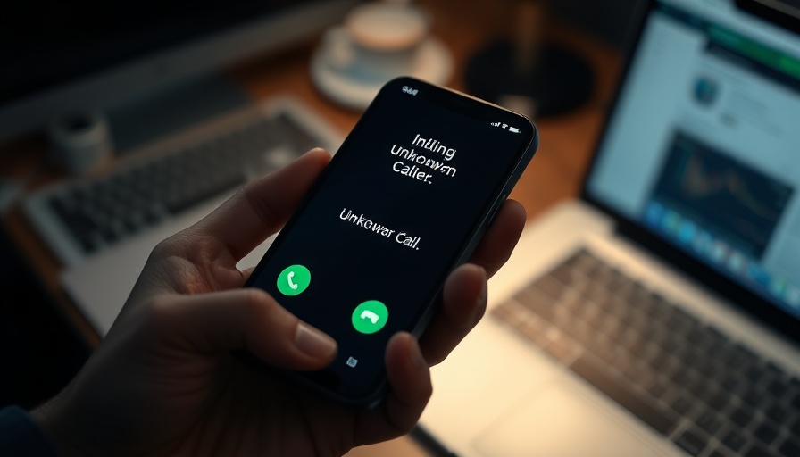 Phone showing unknown call, relevant to how to stop spam calls for businesses.