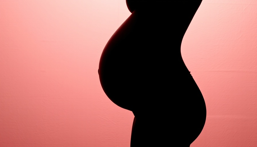 Abstract representation of a new era in pregnancy health.