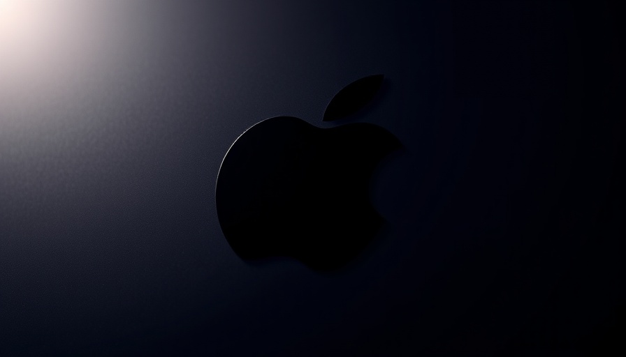 Close-up of Apple logo, related to antitrust case