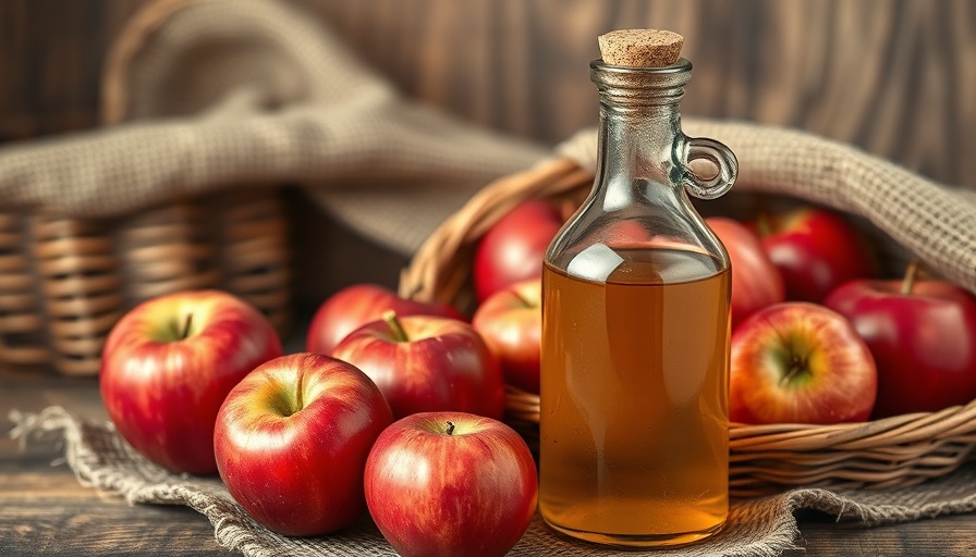 Apple cider vinegar with fresh apples for weight loss