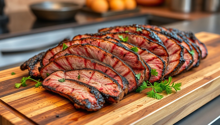 Delicious game meat showcasing health benefits in sliced presentation