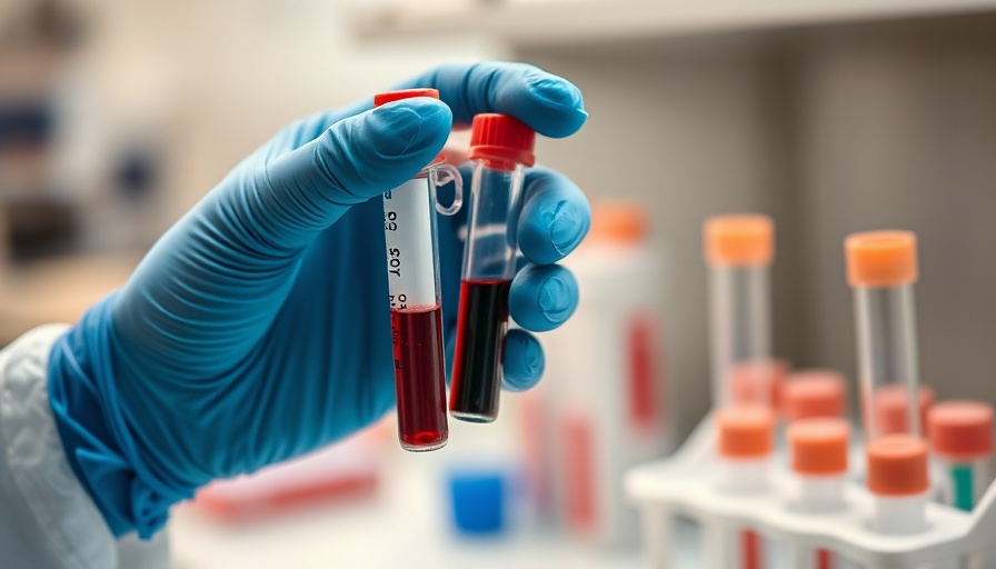Lab worker handling test tubes, HIV infection rate impact.