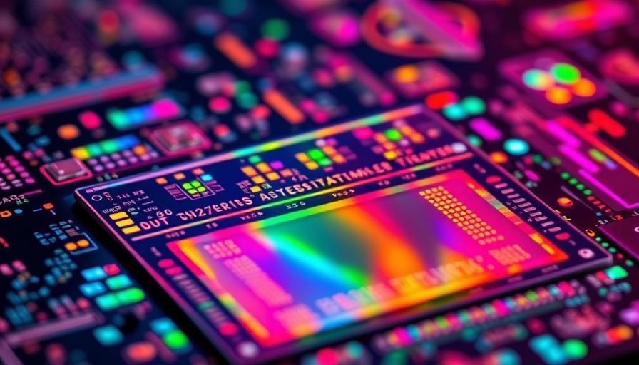 Silicon wafer reflecting colors, US tariffs disrupt tech prices