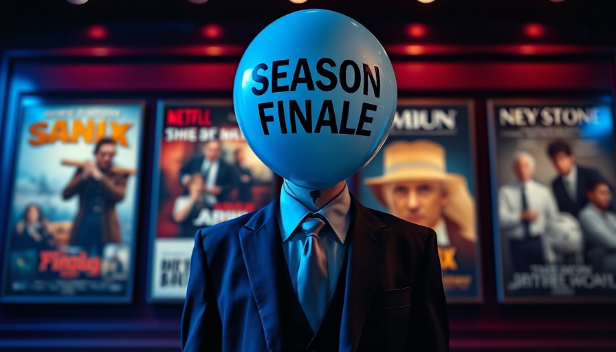 Surreal 'Severance' season finale poster with a balloon head.