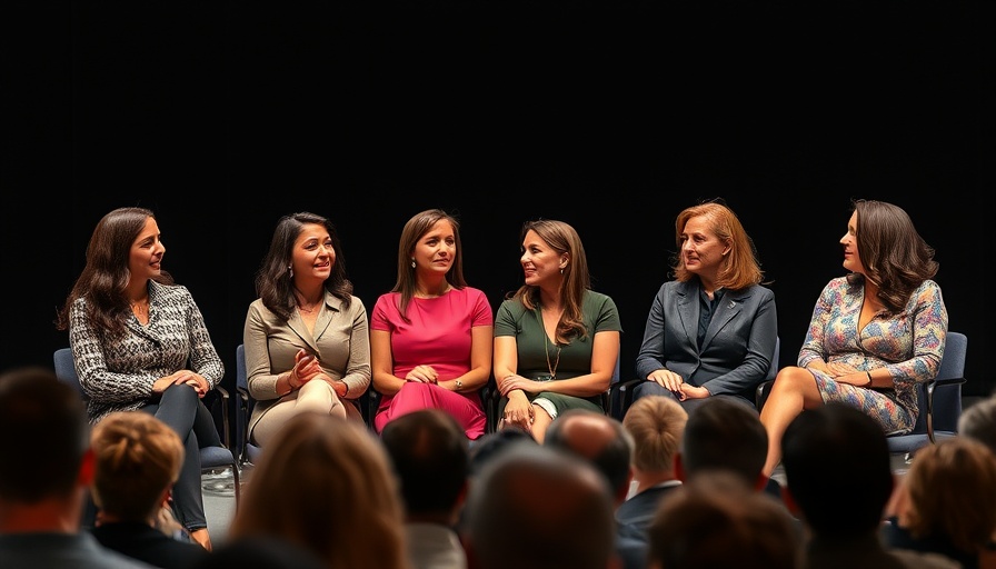 Panel discussion at TechCrunch conference with four women on stage.