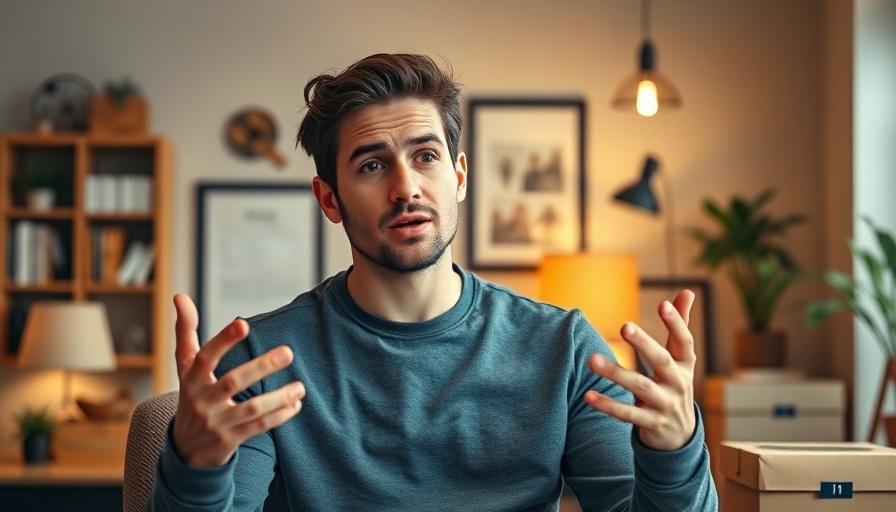 Confident man presenting side hustles to make extra cash.