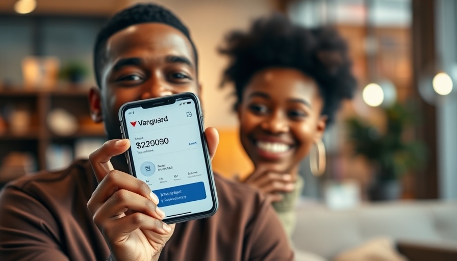 Investment Portfolio Review with Vanguard account balance displayed.