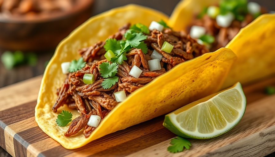Healthy taco with lean beef and fresh toppings for weight loss.