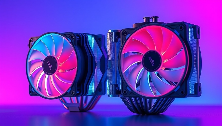 3D printing cooling systems with intricate patterns and vibrant colors.