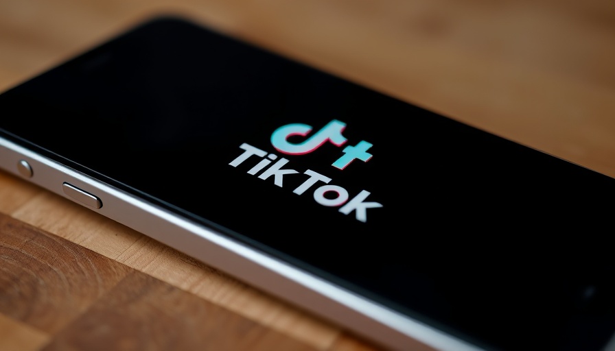 Smartphone showing TikTok app logo, related to Trump TikTok sale deadline extension.