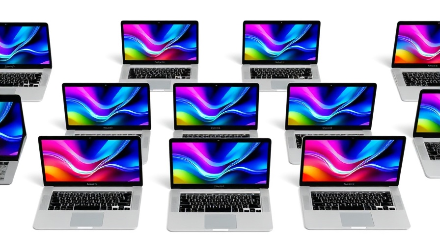 Apple M2 MacBook Air with vibrant display colors against white background.