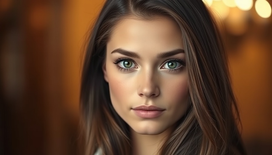 Headshot of young woman in warm lighting related to DIY dental trend on TikTok.
