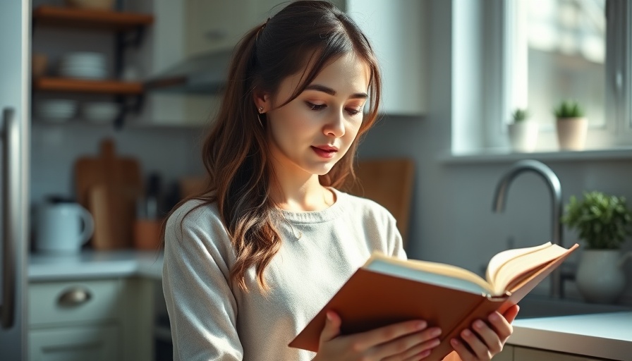 Woman seeking spiritual perfection while reading quietly.