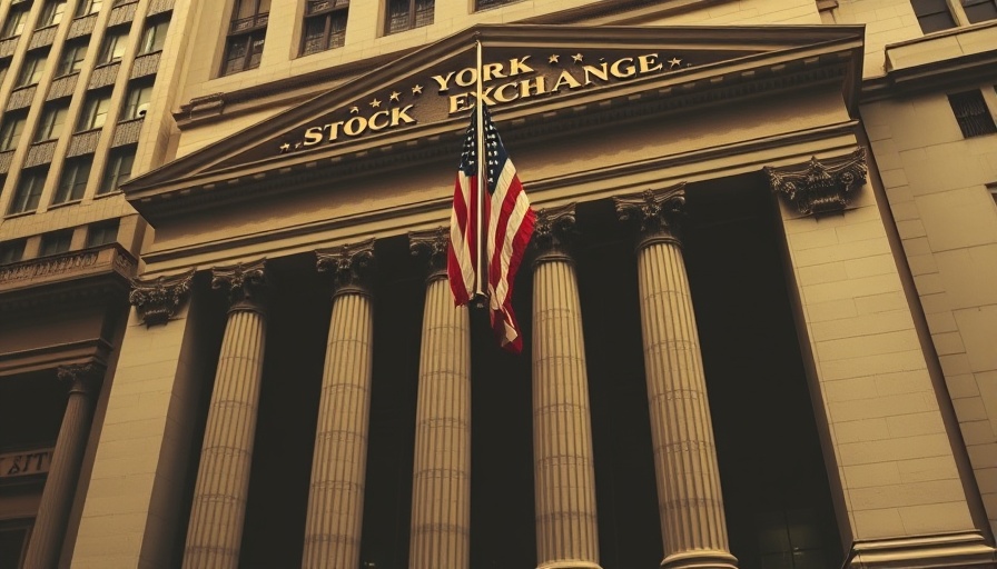 Impact of Trump's trade war on IPOs: New York Stock Exchange facade.