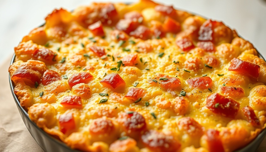 Delicious casserole perfect for a stress-free dinner, baked to perfection.