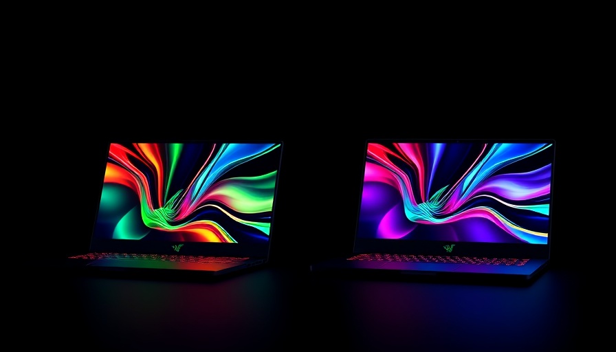 Razer laptops vanish due to tariffs, showcasing models with vibrant displays.