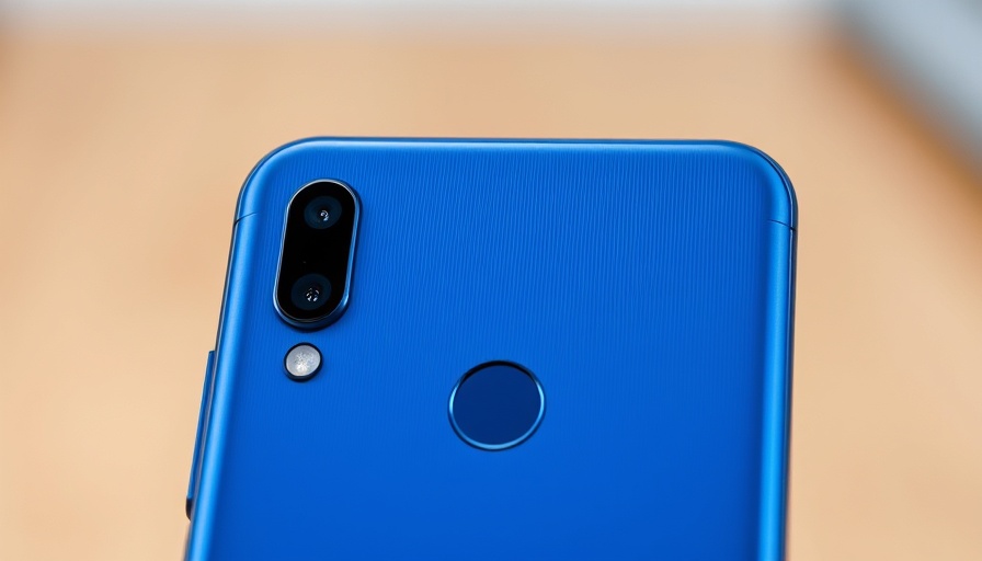 Close-up of smartphone showing OnePlus 13 camera design
