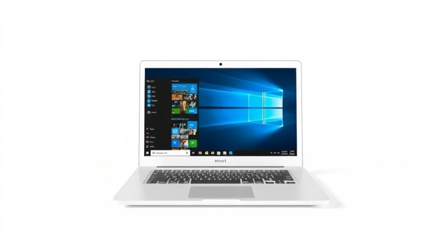 Affordable Microsoft Surface laptop displaying Windows interface.