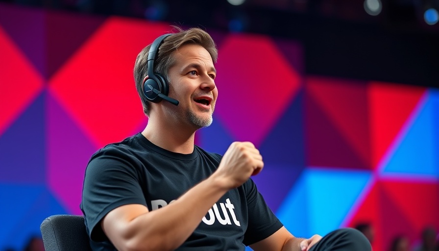 Rippling Revolut Spy Payments speaker at conference with stage backdrop.