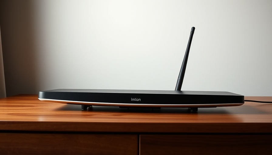 Sleek modern TV antenna for streaming the Stanley Cup playoffs.