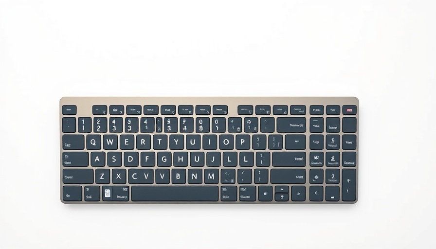Modern wireless keyboard with sleek design, best wireless keyboards 2025.
