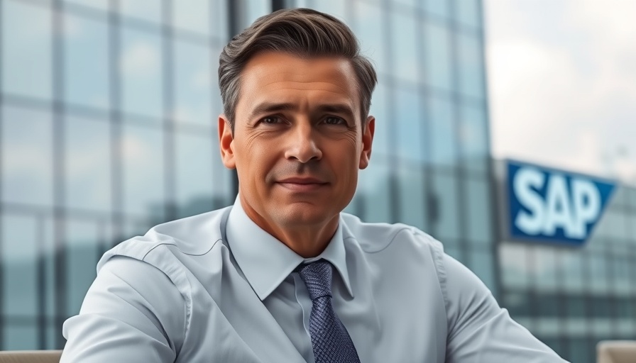 Businessman at SAP office, relevant to SAP earnings forecast