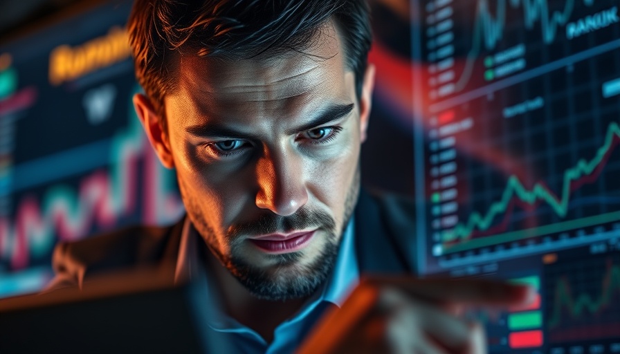 Focused professional analyzing data, illustrating economic case for saving human jobs.