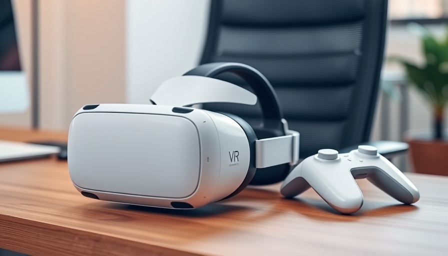 VR headset on desk, Meta Reality Labs layoffs context.