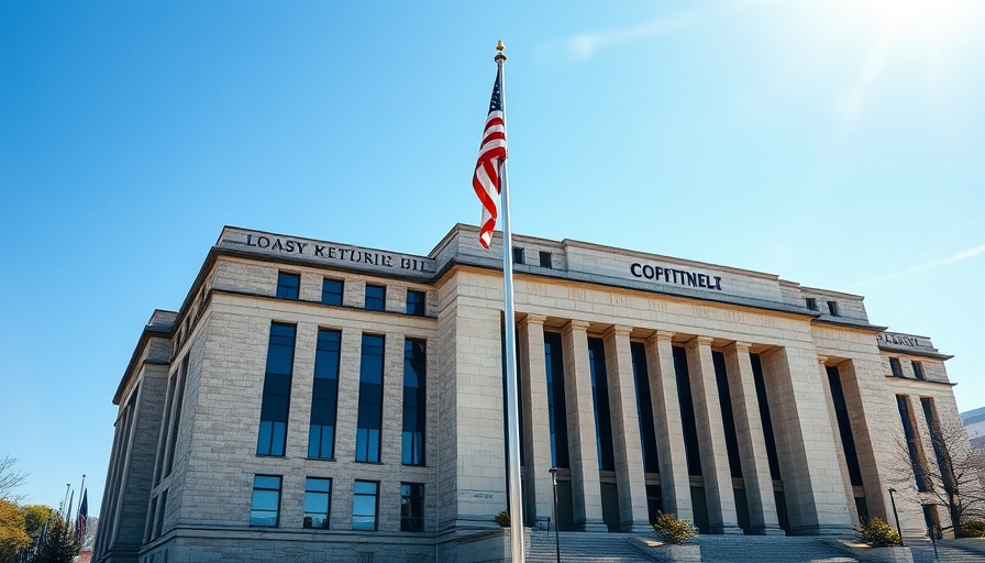 State Department building exterior on a sunny day.