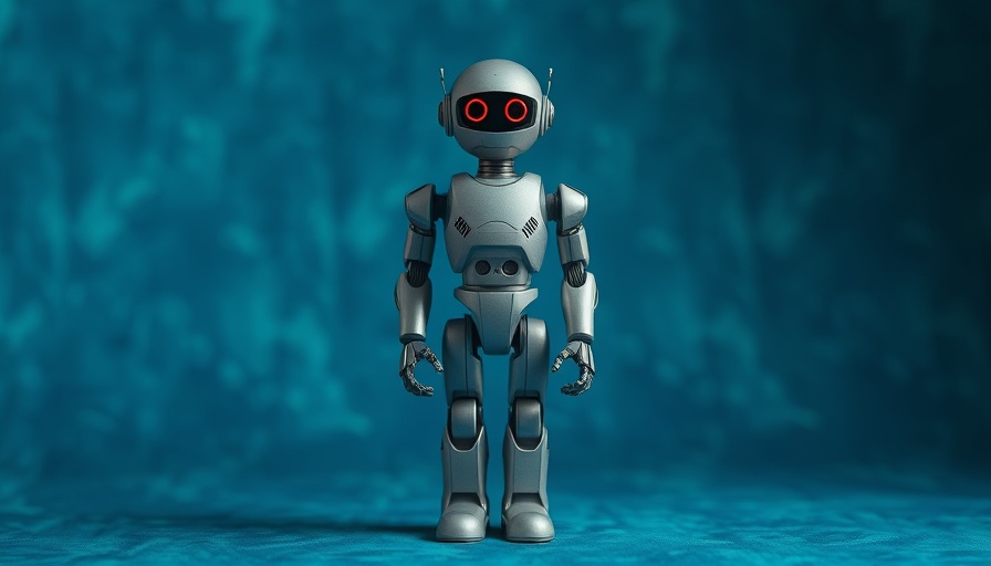 Wind-up humanoid robot missing head illustrates workforce challenges.
