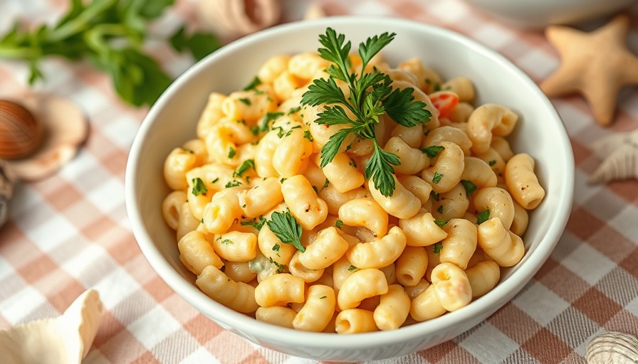 Creamy light pasta recipe for weight loss with fresh garnish.